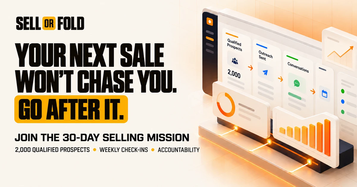 Selling Founders: the 30-Day Selling Mission logo