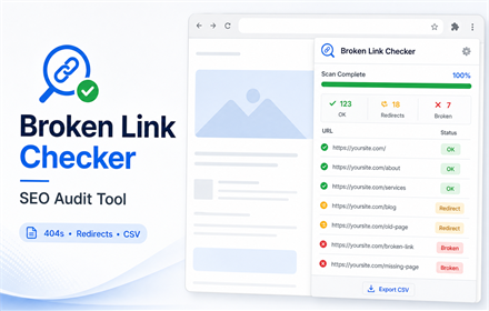 Broken Link Detector: Free Chrome Extension by ArvoPeak screenshot