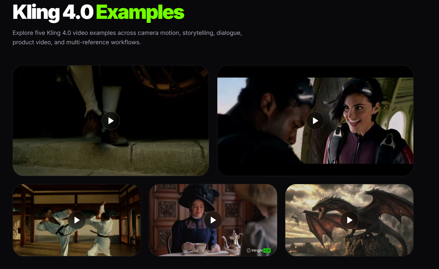 Kling 4.0 AI Video Generator screenshot